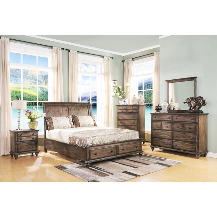 Greyleigh™ Van Buren Solid Wood Storage Bed Wayfair